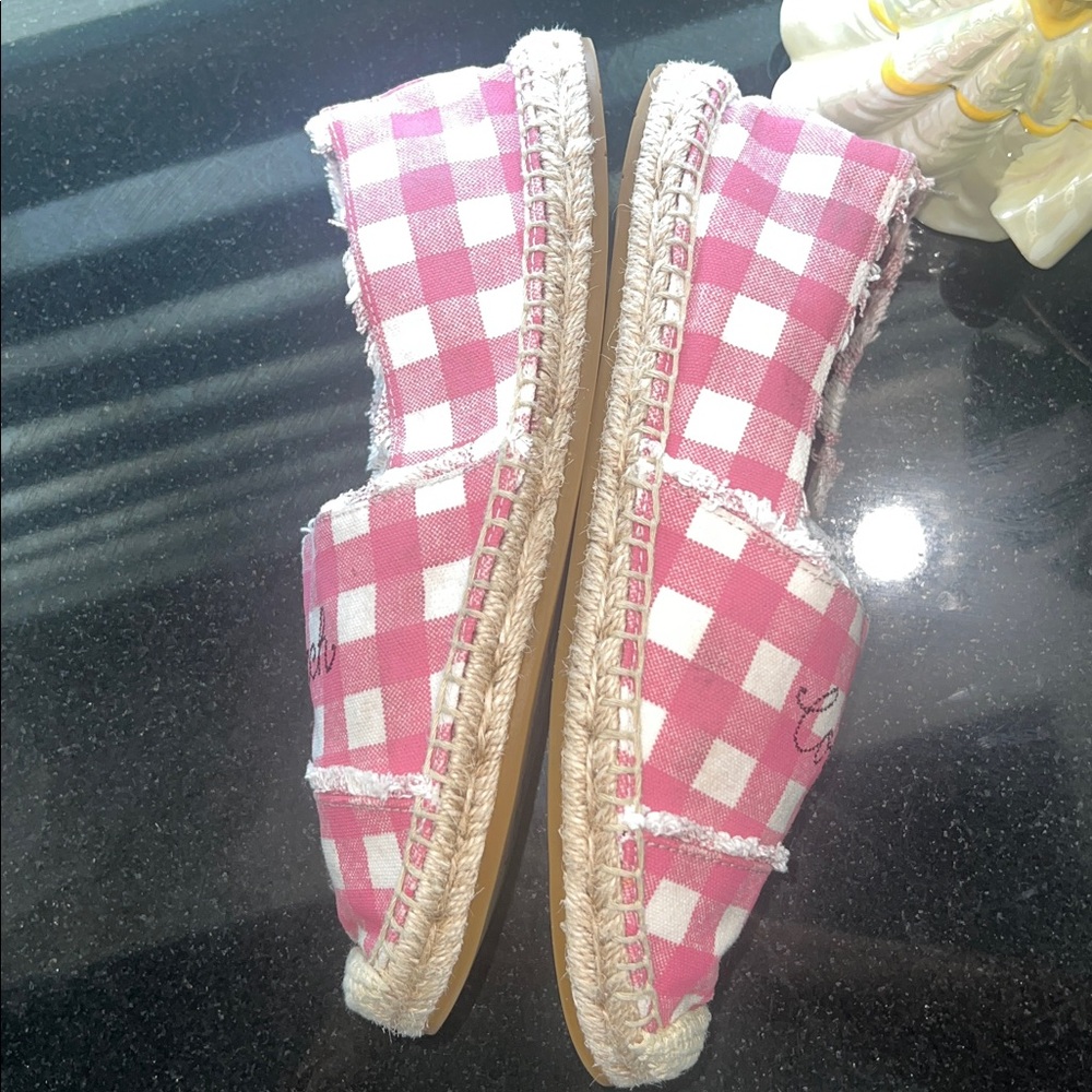 Coach Celina Gingham Espadrille EUC - Picture 8 of 8